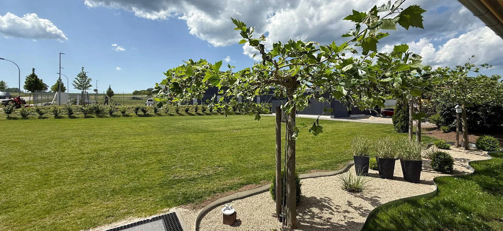 1a EVENTMEILE bietet eine großzügige Außenanlage